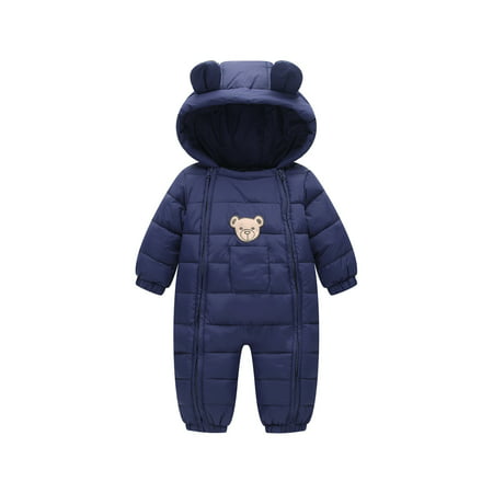 Kids Jackets for Girls Boys Toddler Kids Boys Cute Cartoon Little Ears Cotton Romper Sleeping Bag