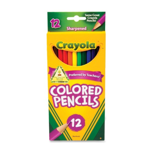 Pack of (6) Crayola  Colored Pencils  12 Nontoxic Pencils