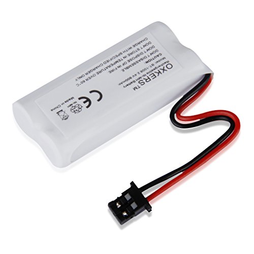 OXKERS 2Packs 2.4V 800mAh Rechargeable NI-MH Replacement Cordless Phone Battery for Uniden BT-1008 BT-1021 BT-1016, BT-1008S