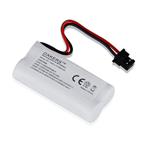 OXKERS 2Packs 2.4V 800mAh Rechargeable NI-MH Replacement Cordless Phone Battery for Uniden BT-1008 BT-1021 BT-1016, BT-1008S thumbnail