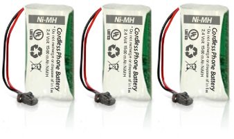 Replacement Battery for Uniden BT-1008 / BT-1016 / BT-1021 / BT-1025 (3-Pack)