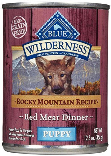 Blue Buffalo Wilderness Rocky Mountain Puppy Red Meat Grain Free Food, 12 by 12.5 Oz. by Pro-Motion Distributing - Direct