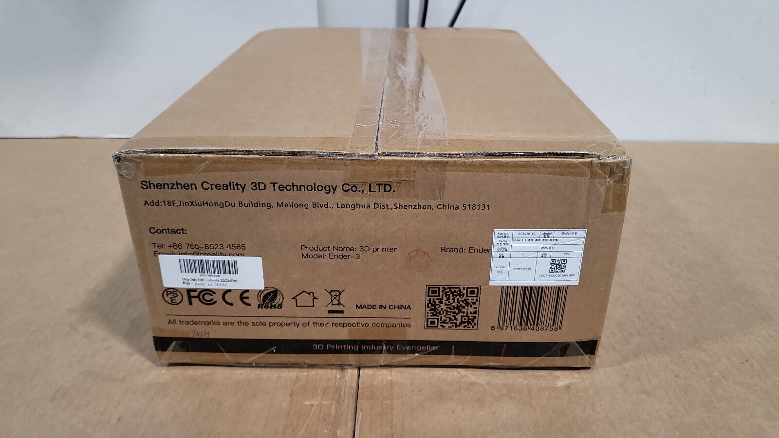 Official Creality Ender 3 3D Printer Fully Open Source with Resume Printing Function DIY 3D Printers Printing Size 8.66x8.66x9.84 Inch thumbnail
