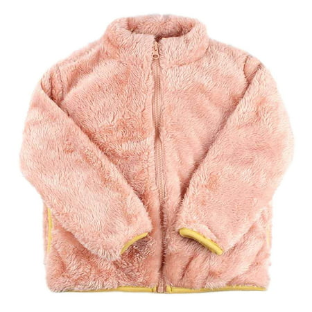 Kids Jackets for Girls Boys Toddler Baby Gril Boy Cute Ear Buttons Solid Thick Coat Warm Outwear