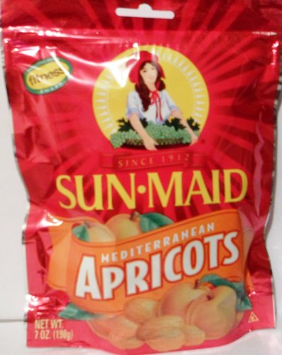Sun Maid Mediterranean Apricots, 7 - Ounce Pouches (Pack of 4)
