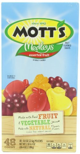 Motts Mediley's Assorted Fruit Snacks, 48 Count by Mott's [Foods]