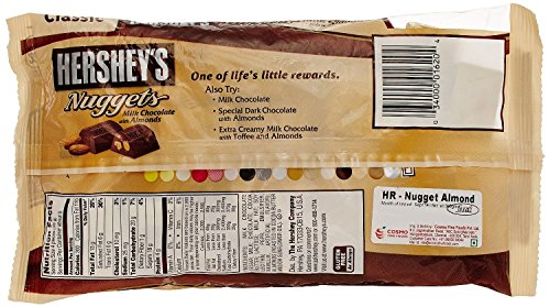 Hershey's Nuggets, Milk Chocolate with Almonds, 12-Ounce Bags (Pack of 4) thumbnail