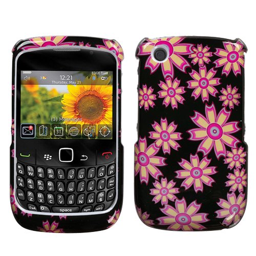 Flower Wall Phone Protector Cover for RIM BlackBerry 8520 (Curve), RIM BlackBerry 8530 (Curve), RIM BlackBerry 9300 (Curve 3G), RIM BlackBerry 9330 (C