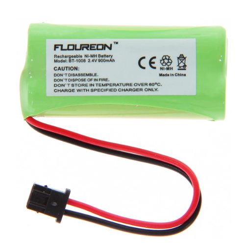 3 Packs FLOUREON 2.4V 900mAh Replacement for Cordless Phone Uniden BT-1021, Uniden D1364BK, 680, D1685, D1688, DCX170W, DCX170T, DECT1480 thumbnail