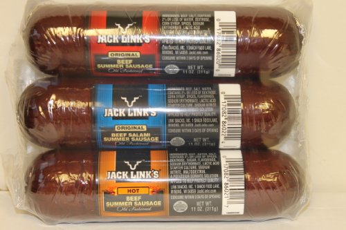 Jack Link's Original, Beef Salami & Hot Summer Sausage 11oz Each