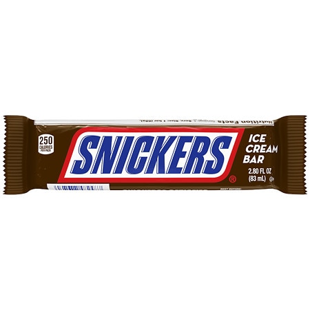 Snickers Ice Cream, Chocolatey Caramel Peanut Butter Ice Cream Bar, 2.8 Oz | CVS