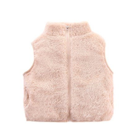 Kids Jackets for Girls Boys Toddler Baby Fleece Outwear Boys Zipper Solid-color Thick Warm Coat
