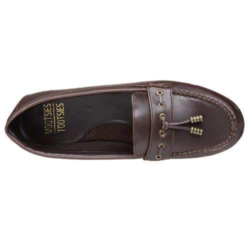 Mootsies Tootsies Women's Meteor Loafer,Dark Brown Synthetic,6 M US