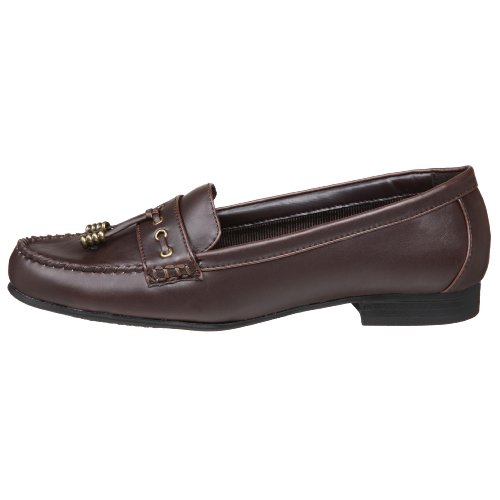 Mootsies Tootsies Women's Meteor Loafer,Dark Brown Synthetic,6 M US thumbnail