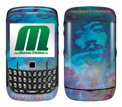 MusicSkins, MS-JIMI70044, Jimi Hendrix(TM) - Valleys of Neptune, BlackBerry Curve (8520/8530), Skin