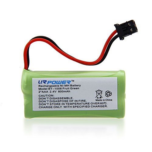 URPOWER® 5 Packs 2.4V Ni-MH Cordless Home Phone Battery for Uniden BT-1008 BT1008 BT-1008S BT1008S BT-1016 BT1016 BT-1021 BT1021 DECT2080 DECT20803 E