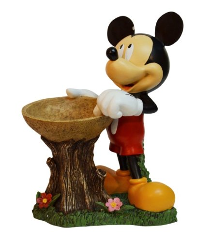 Woods International Disney Birdbath, 14-Inch, Mickey Mouse