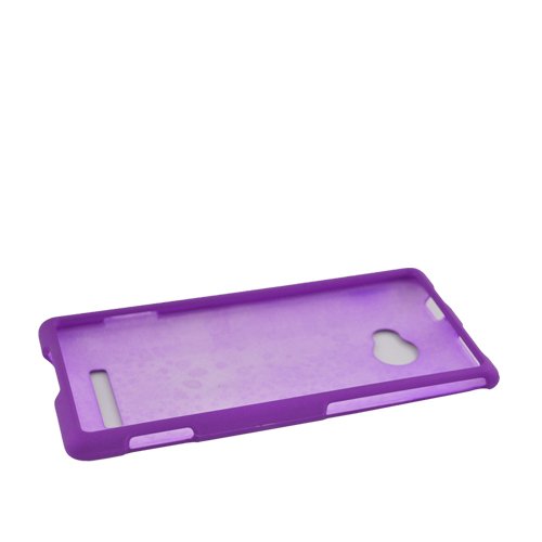 Faceplate Hard Plastic Protector Snap-on Cover Case HTC Windows Phone 8X Zenith 6990, Purple Texture thumbnail