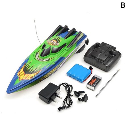 Rc Boat 30 Km / H High Speed Racing Rechargeable Batteries Christmas Control Boat Remote Toys E8M7