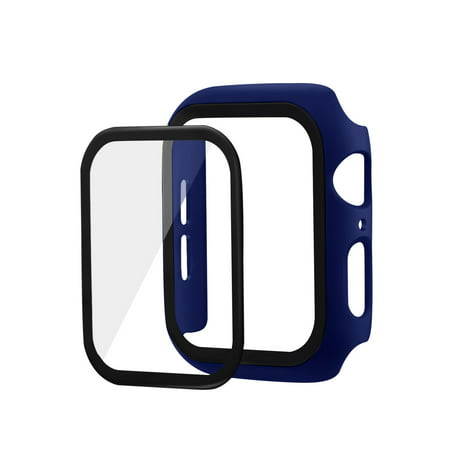 Usupdd Hard PC Protection Case Cover with 360 Full Layer Glass Film for Watch SE/Watch6 Usupdd 2208-3119