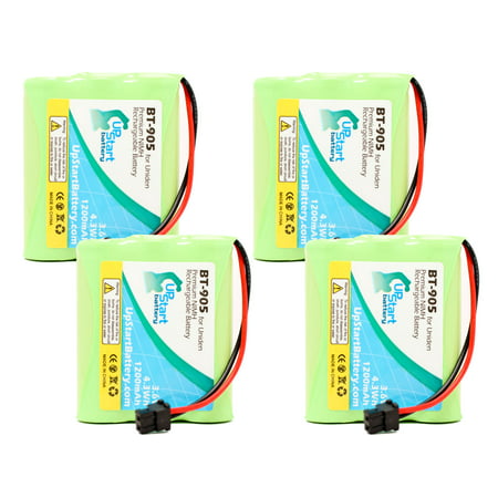 4x Pack - UpStart Battery Uniden EXP-7950 Battery - Replacement for Uniden Cordless Phone Battery (1200mAh  3.6V  NI-MH)