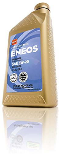 ENEOS 5w-20 CS Fully Synthetic Motor Oil - 1 Quart Bottle, (Pack of 12)