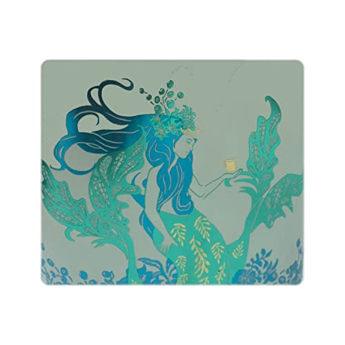 Starbucks Double Wall Tumbler Siren Holding Gold Mug 12 Oz thumbnail