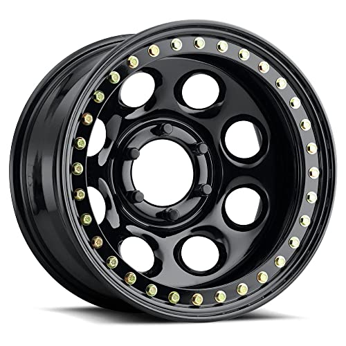 17x8 Raceline RT81 Rock 8 Gloss Black BEADLOCK Wheel 5x4.5 (-25mm)