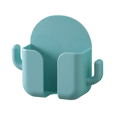 MIANHT Punch-free Wall Hanging Storage Rack Double Hook Mobile Phone Charging Stand Small Object Storage Box - 2022 Punch-free Wall Hanging M-#9862