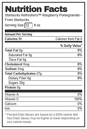 16 Pack - Starbucks Refreshers Raspberry Pomegranate - 12oz. thumbnail