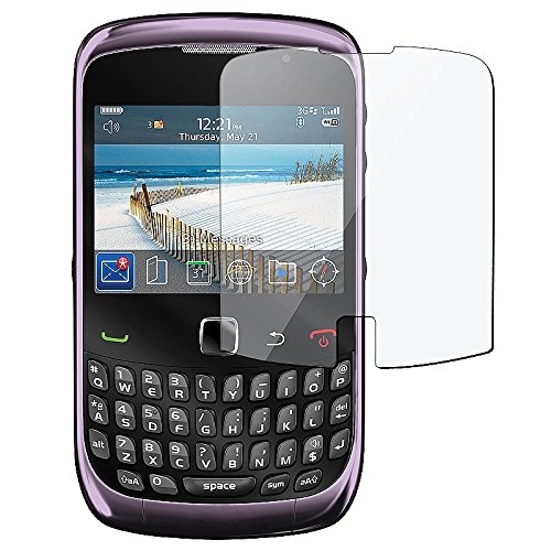 EForCity® Reusable Screen Protector Compatible with Blackberry Curve 3G / 9300