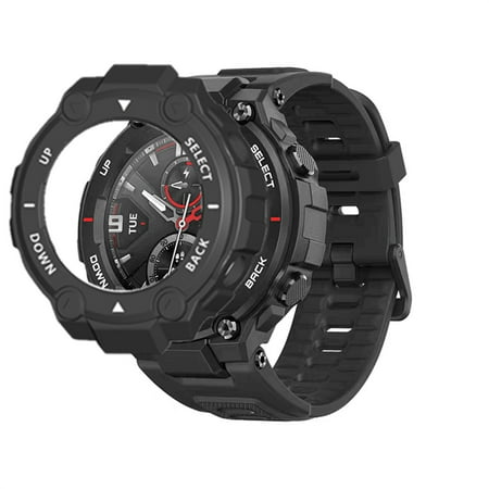 MIANHT TPU Watch Protective Frame Sheath Bumper Cover for Huami Amazfit-T-Rex Case - 2022 TPU Watch Protective T-#4875