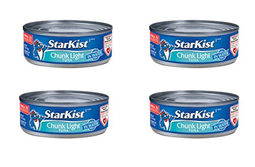 Starkist Chunk Light Tuna Packed in Water, 5 Oz (4-Pack)