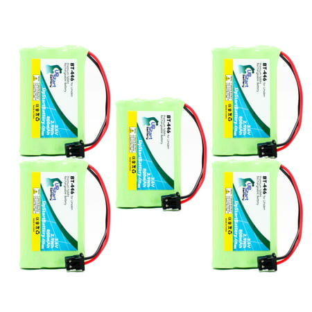 5x Pack - UpStart Battery Uniden TRU-9585 Battery - Replacement for Uniden Cordless Phone Battery (800mAh  3.6V  NI-MH)