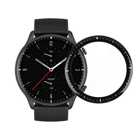 MIANHT Protective Cover Screen Protector Soft Fiber Glass for Huami Amazfit GTR 2e - 2022 Protective Cover Screen T-#5075