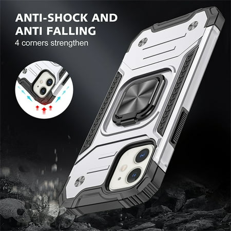 Usupdd Magnetic Ring Bracket Tpu Case Cover for Iphone12mini 5.4In Usupdd WLL2289-4807