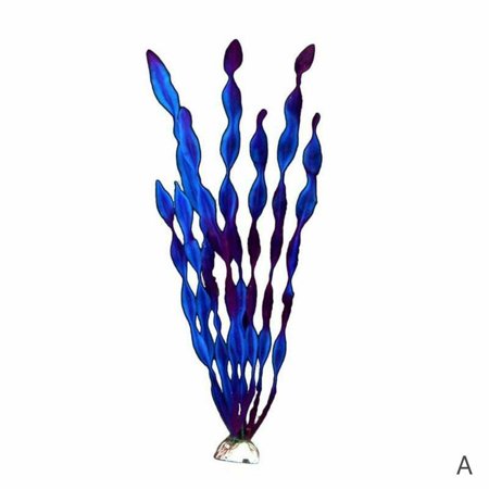 Artificial Aquarium Plant Grass Fish Tank Decoration Tree Silk Bush Green Best N5E3