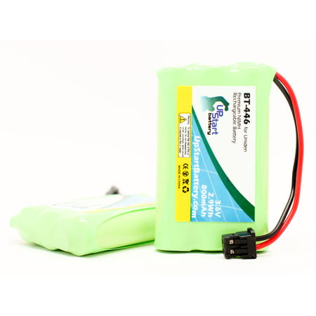 2x Pack - UpStart Battery Uniden TRU-9585 Battery - Replacement for Uniden Cordless Phone Battery (800mAh  3.6V  NI-MH)