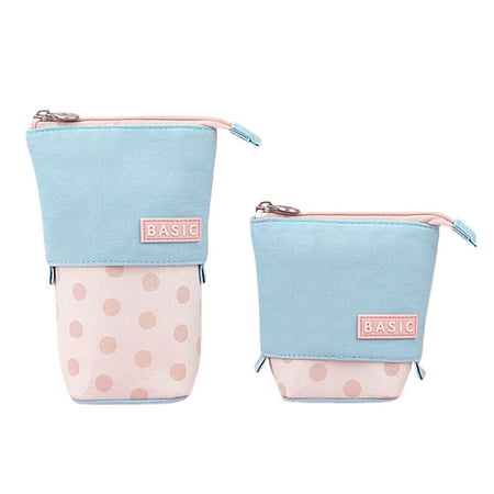 Creative Retractable Pencil Case Stationery Storage Bag Cute Pen Holder Bags - Uscallm 2022 Pink H#7668-a-H#7668