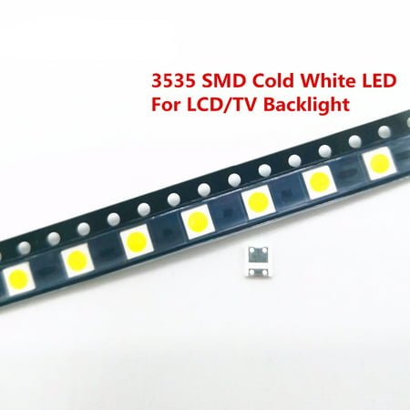 50/100 Pcs Diodes TV Backlight 2W 6V / 1W 3V 3535 SMD LED Televisao Cold White Backlit LCD Backlight for TV