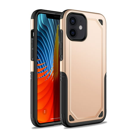 Compatible with iPhone 12 6.1 Clear Ultra Slim Soft Electroplated Frame Case Ring Stand - 2022 New Compatible with iPhone A813A#23310