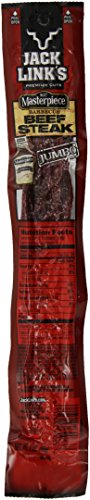 Jack Link's Premium Cuts Beef Steak, KC Masterpiece Barbecue, Jumbo, 2-Ounce (Pack of 12)