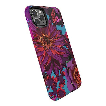 Speck Products Presidio Inked iPhone 11 Pro Max Case  HyperBloom Matte/Lipstick Pink (130030-8532)