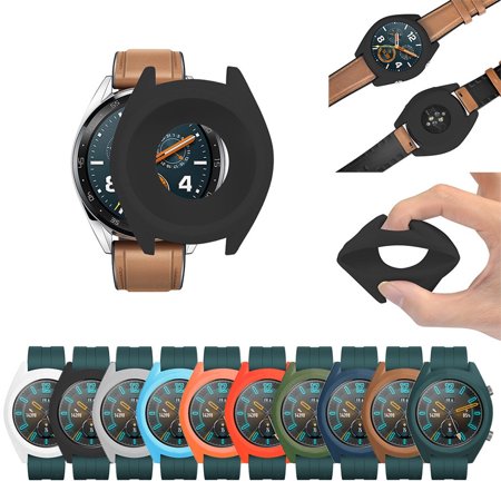Miximx Soft TPU Full Case Cover Shell Frame Bumper Protective for Huawei-Watch GT2 46mm - Electronic Product for Gifts Soft TPU Full a-a#3443