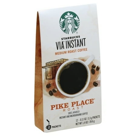 Starbucks Coffee Starbucks Via Instant Coffee  12 Ea