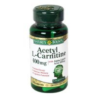 Nature's Bounty Acetyl L-Carnitine 400 Mg with Alpha Lipoic Acid 200 Mg Capsules - 30 Ct (Pack of 2)