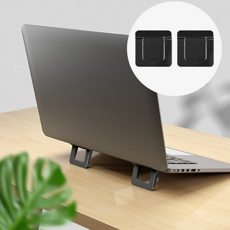DDgui New Upgraded Laptop Stand for Desk Foldable Portable Laptop Stand Also Compatible with Tablet Phones Keyboard Etc Black DDgui LAA220923-7263