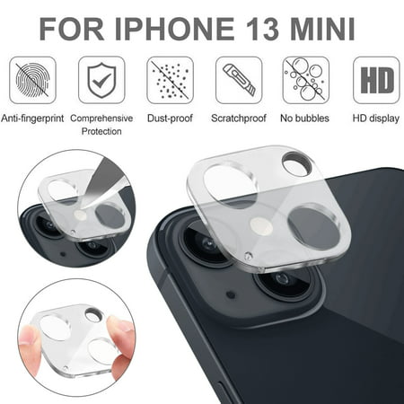 5 PCS Metal Tempered Glass Screen Rear Camera Lens Protector Compatible with iPhone 13 2021 New - 2022 New 5 PCS Metal A813A#20140