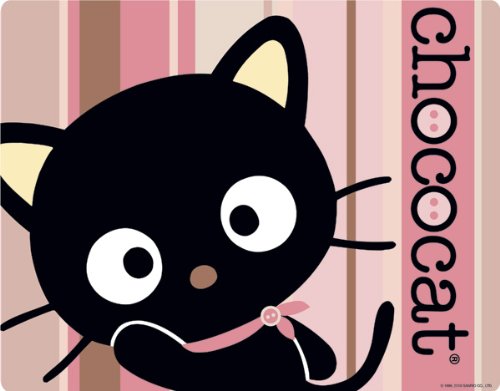 Skinit Protective Skin for Curve 8530 - Chococat Pink and Brown Stripes