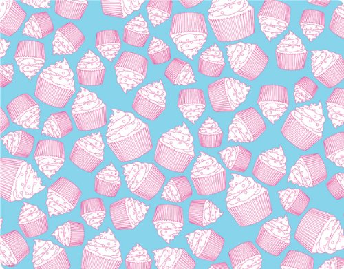 Pink Fashion - Blue Cupcake - BlackBerry Curve 8530 - Skinit Skin